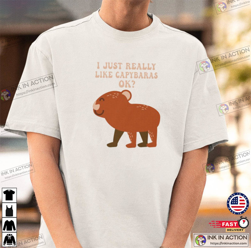 Capybara T-Shirt for Capybara Lovers in the UK Capybara T-Shirt for Capybara Lovers in the UK