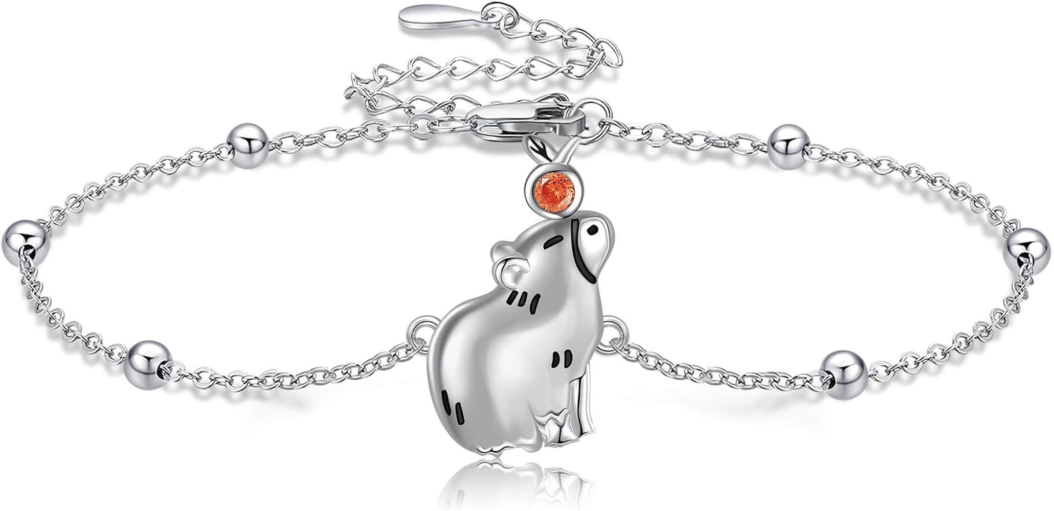 Adorn Yourself with Capybara Charm: Unique Rings, Necklaces, and More for Animal Enthusiasts! 5 bracelets capybara memento on your wrist