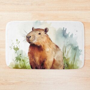 urbathmat flatlay largesquare1000x1000.1u5 29 - Capybara Gifts